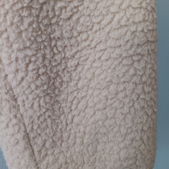 Faherty Cobble Hill Sherpa Fleece 1/4 Zip Popover Quilted Panel Sun XS - Picture 6 of 9